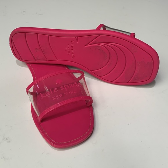 Kate Spade Peyton Clear Slide Sandals - Picture 3 of 4